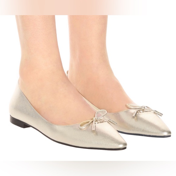 Prada saffiano leather bow tie flats. Size 37.5 - Picture 11 of 11